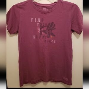 Purple Graphic T-Shirt